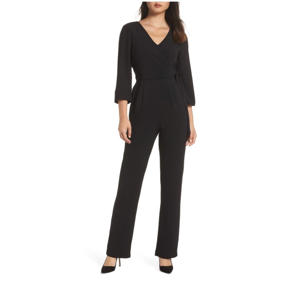 charles henry black jumpsuit